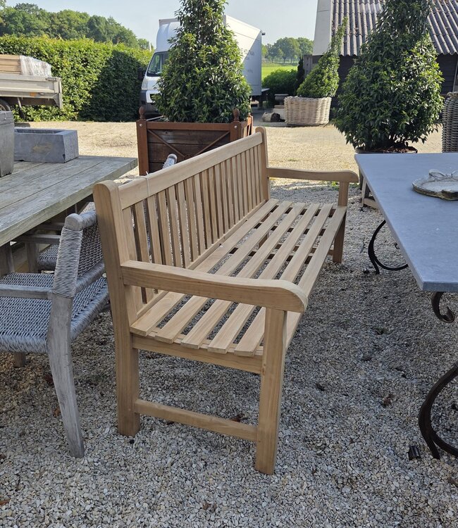 Rene Houtman Tuinbank | Teakhout | H92 x B200 x D66 cm
