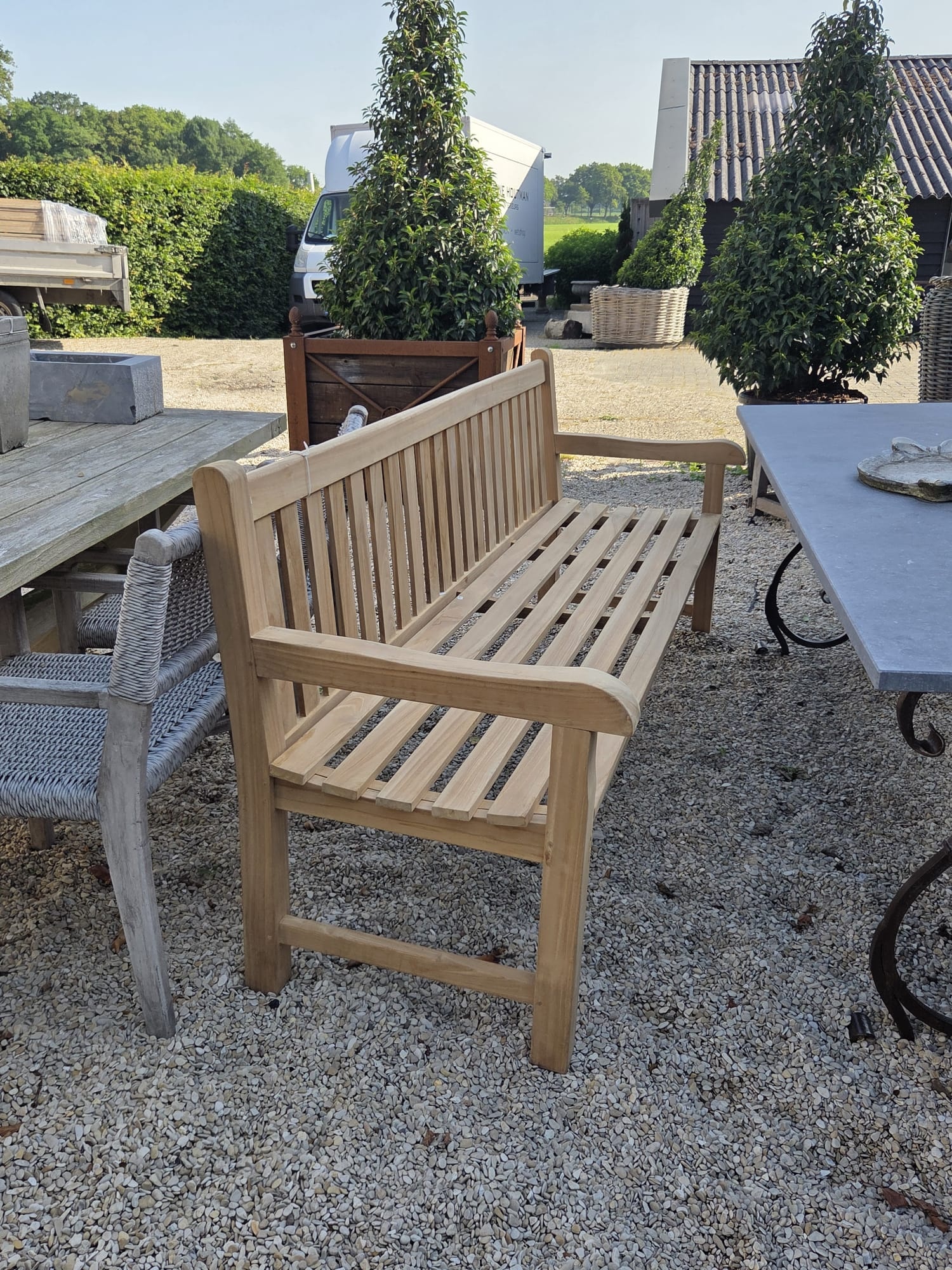 Rene Houtman Tuinbank | Teakhout | H92 x B200 x D66 cm