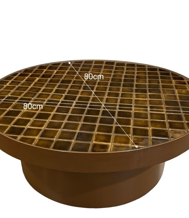 Livingfurn Brix Tylo Salontafel | Keramiek | H30 x D80 cm