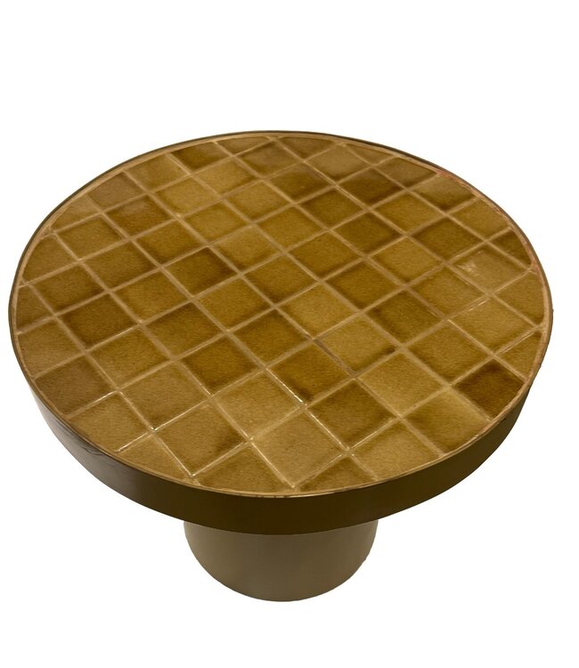 Livingfurn Brix Tylo Salontafel | Keramiek | H40 x D46 cm
