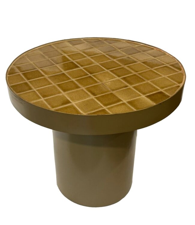Livingfurn Brix Tylo Salontafel | Keramiek | H40 x D46 cm