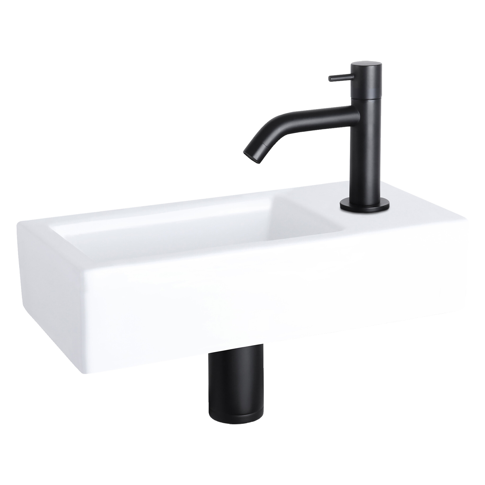 Differnz Ravo Fontein | Rechts | Wit | L38.5 x B18,5 x D9,5 cm
