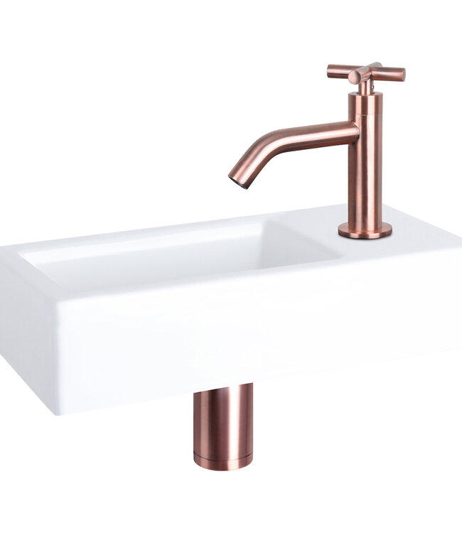 Differnz Ravo Fontein | Rechts | Wit | L38.5 x B18,5 x D9,5 cm