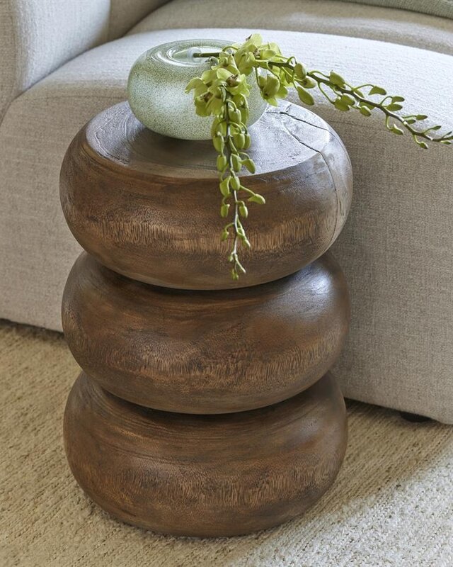 Rivièra Maison Cala Carbo Bijzettafel | Suarhout | H45 cm