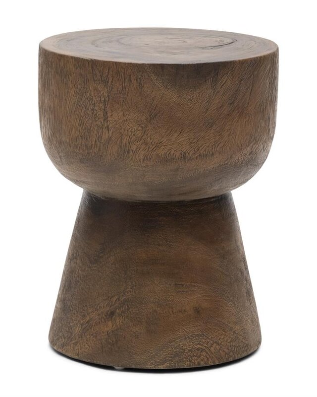 Rivièra Maison Cala Llonga Bijzettafel | Suarhout | H45 x D35 cm
