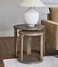 Rivièra Maison Astoria Bijzettafel | Set Van 2 | Eikenhout