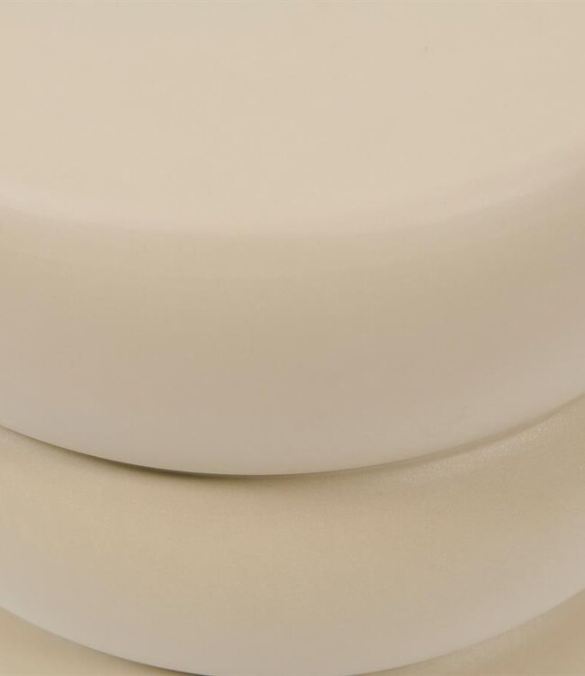 Rivièra Maison Rose Tower Bijzettafel | Warm Beige | H44xD43 cm