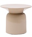 Rivièra Maison Cascais Bijzettafel | Sand | Keramiek | H40 x D60 cm