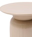 Rivièra Maison Cascais Bijzettafel | Sand | Keramiek | H40 x D60 cm