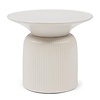 Cascais Bijzettafel | Pure White | H40 x D60 cm