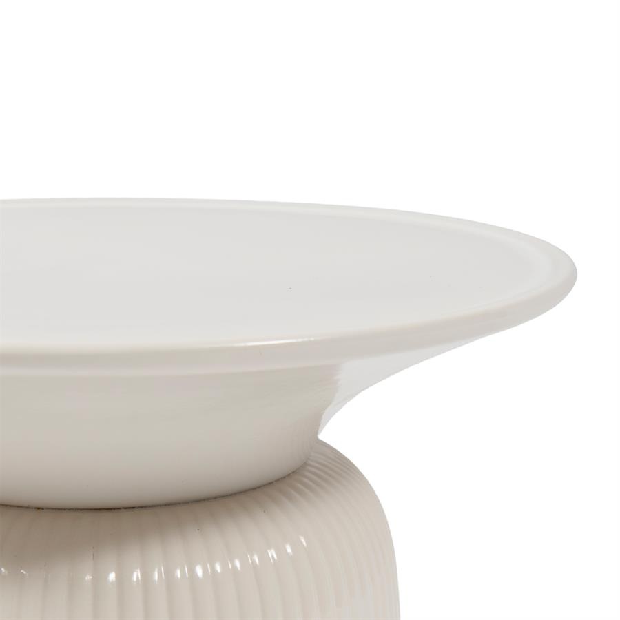 Rivièra Maison Cascais Bijzettafel | Pure White | H40 x D60 cm