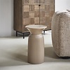 Cascais Bijzettafel Hoog | Sand | H52 x D32 cm