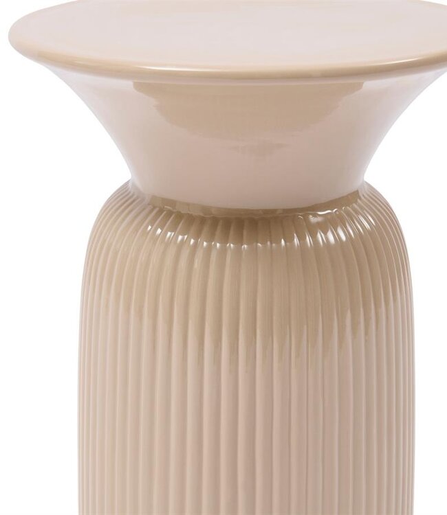 Rivièra Maison Cascais Bijzettafel Hoog | Sand | H52 x D32 cm