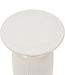 Rivièra Maison Cascais Bijzettafel Hoog | Pure White | H62 x D45 cm