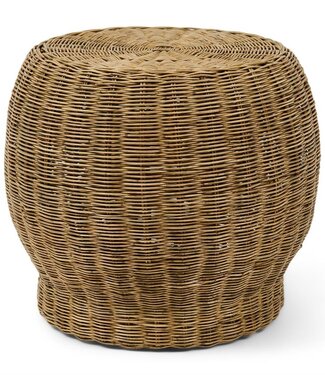 Rivièra Maison Benoa Bijzettafel | Rattan | H45 x D50 cm