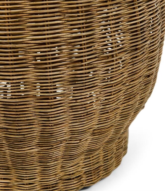 Rivièra Maison Benoa Bijzettafel | Rattan | H45 x D50 cm