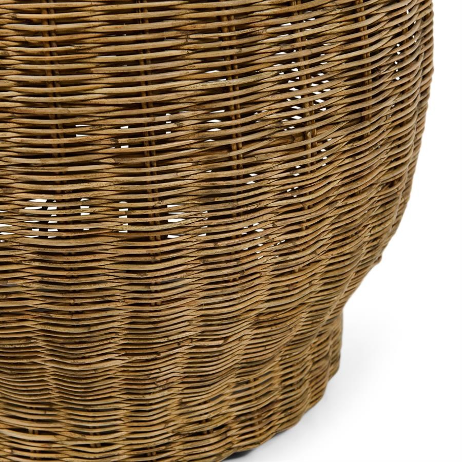 Rivièra Maison Benoa Bijzettafel | Rattan | H45 x D50 cm