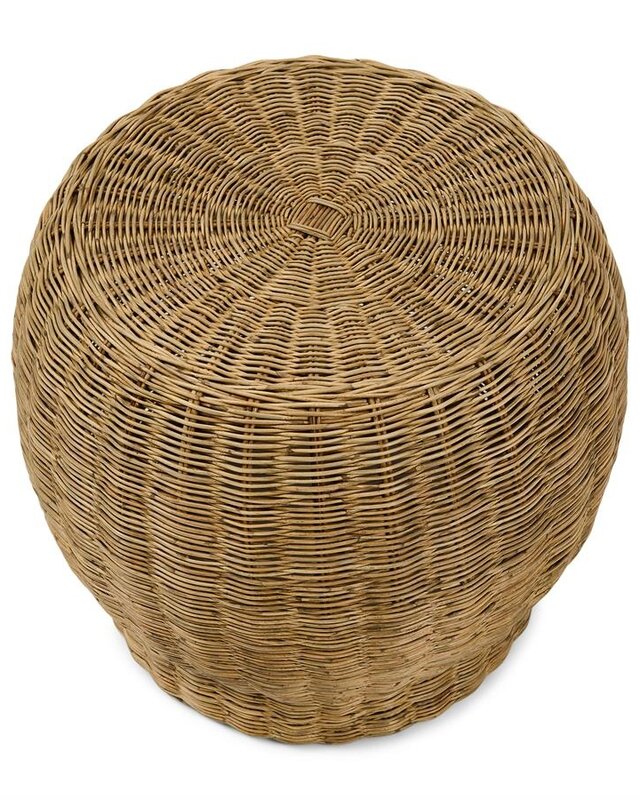Rivièra Maison Benoa Bijzettafel | Rattan | H45 x D50 cm