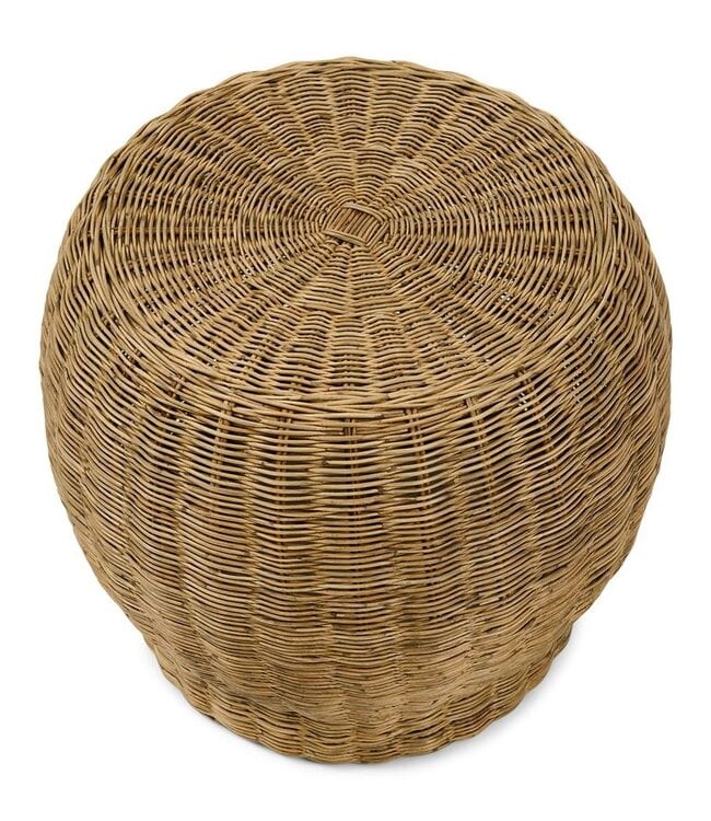 Rivièra Maison Benoa Bijzettafel | Rattan | H45 x D50 cm