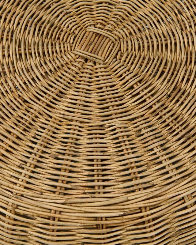 Rivièra Maison Benoa Bijzettafel | Rattan | H45 x D50 cm