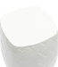 Rivièra Maison Tavira Bijzettafel | Wit | Keramiek | H46 x D37 cm