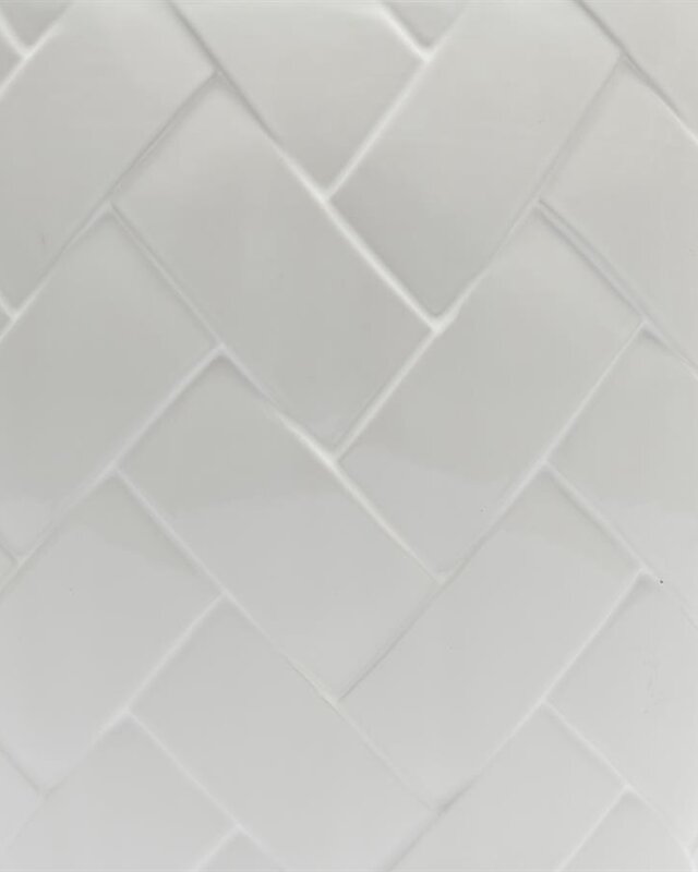 Rivièra Maison Tavira Bijzettafel | Wit | Keramiek | H46 x D37 cm