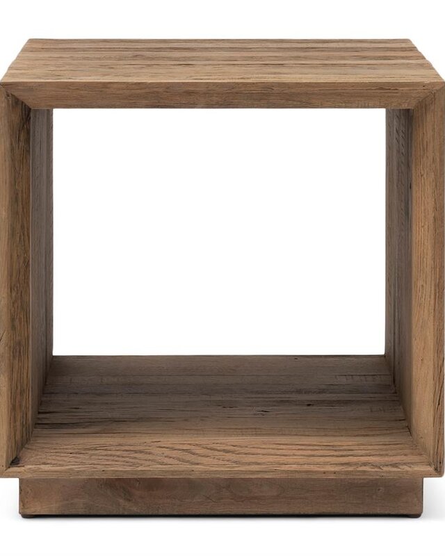 Rivièra Maison Mukaab Bijzettafel | Eikenhout | H55xB55xD55 cm