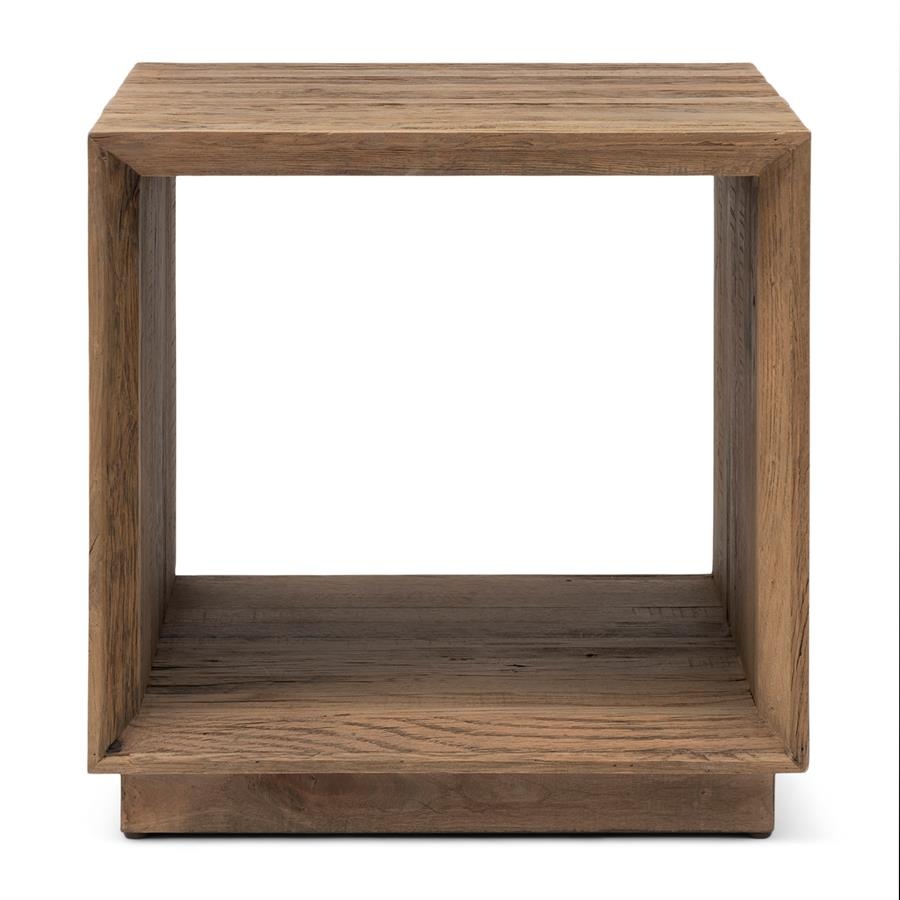 Rivièra Maison Mukaab Bijzettafel | Eikenhout | H55xB55xD55 cm