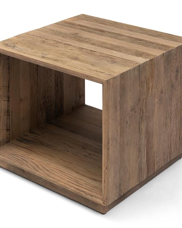 Rivièra Maison Mukaab Bijzettafel | Eikenhout | H55xB55xD55 cm