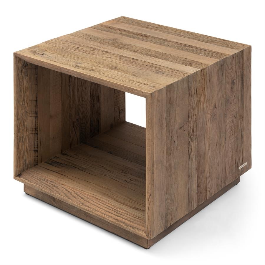 Rivièra Maison Mukaab Bijzettafel | Eikenhout | H55xB55xD55 cm