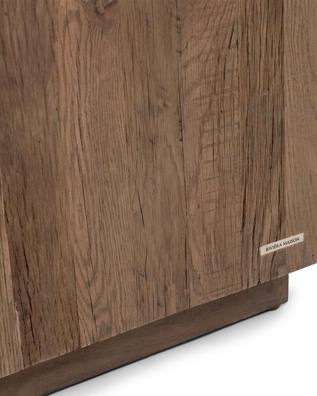 Rivièra Maison Mukaab Bijzettafel | Eikenhout | H55xB55xD55 cm