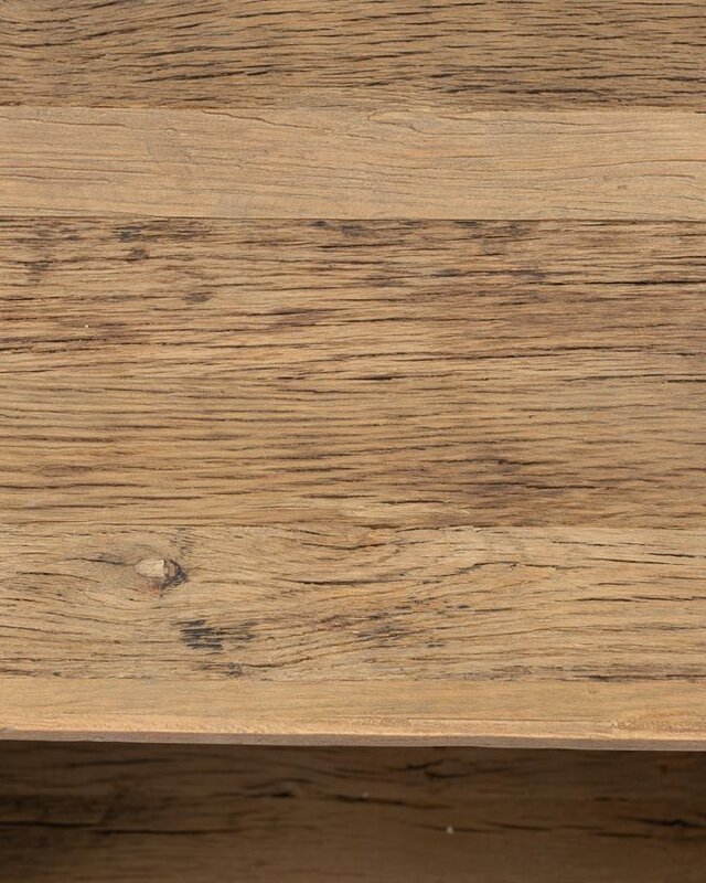 Rivièra Maison Mukaab Bijzettafel | Eikenhout | H55xB55xD55 cm