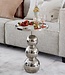 Rivièra Maison Élysée Bijzettafel | Zilver | H56xD40 cm