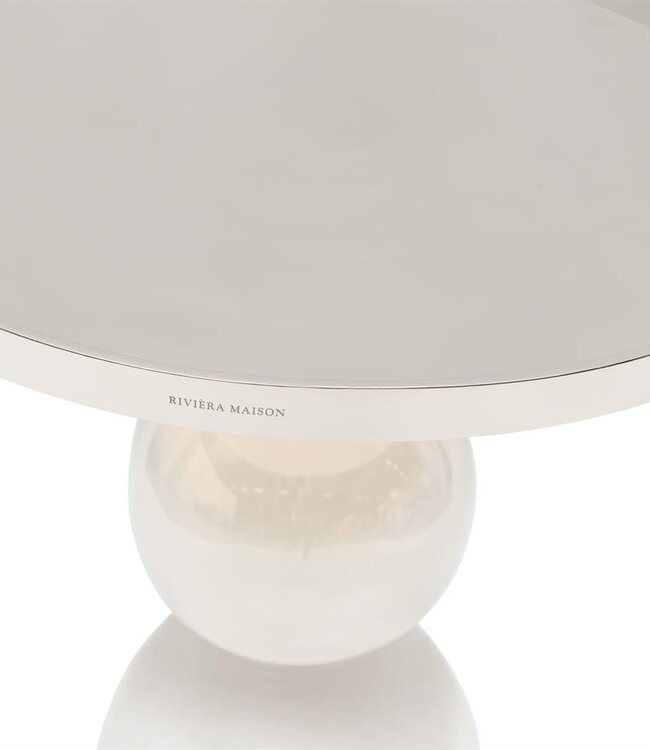 Rivièra Maison Élysée Bijzettafel | Zilver | H56xD40 cm