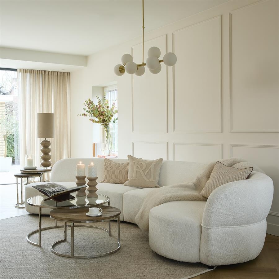 Rivièra Maison Soho Bijzettafel | Set Van 2 | Gerecycled Iepenhout