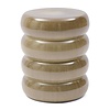 Rose Tower Bijzettafel | Olive | Keramiek H44 x D43 cm