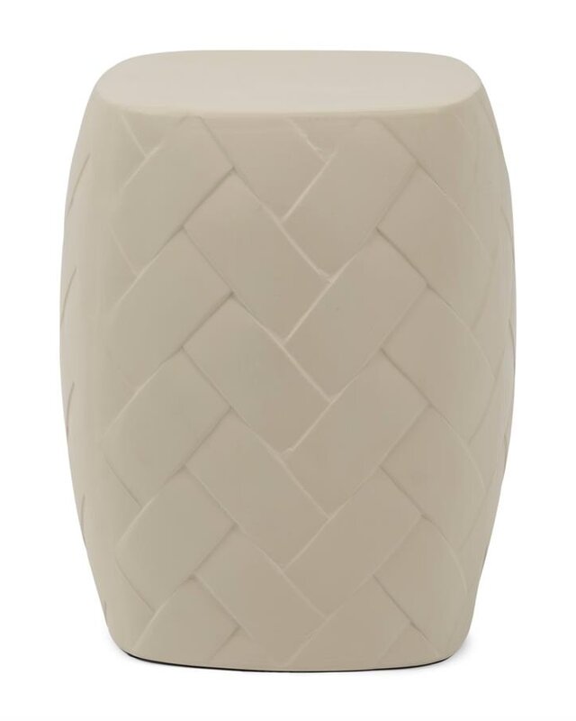 Rivièra Maison Tavira Bijzettafel | Warm Beige | H54 x D46 cm