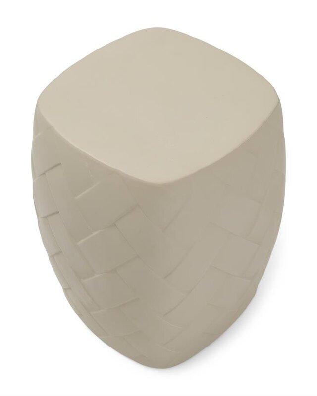 Rivièra Maison Tavira Bijzettafel | Warm Beige | H54 x D46 cm
