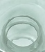 Rivièra Maison Venice Glazen Bijzettafel | Aqua | H45 x D35 cm