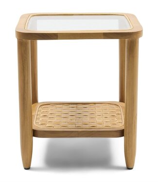 Rivièra Maison Nusa Dua Bijzettafel | Teakhout | H45xB40xD40 cm