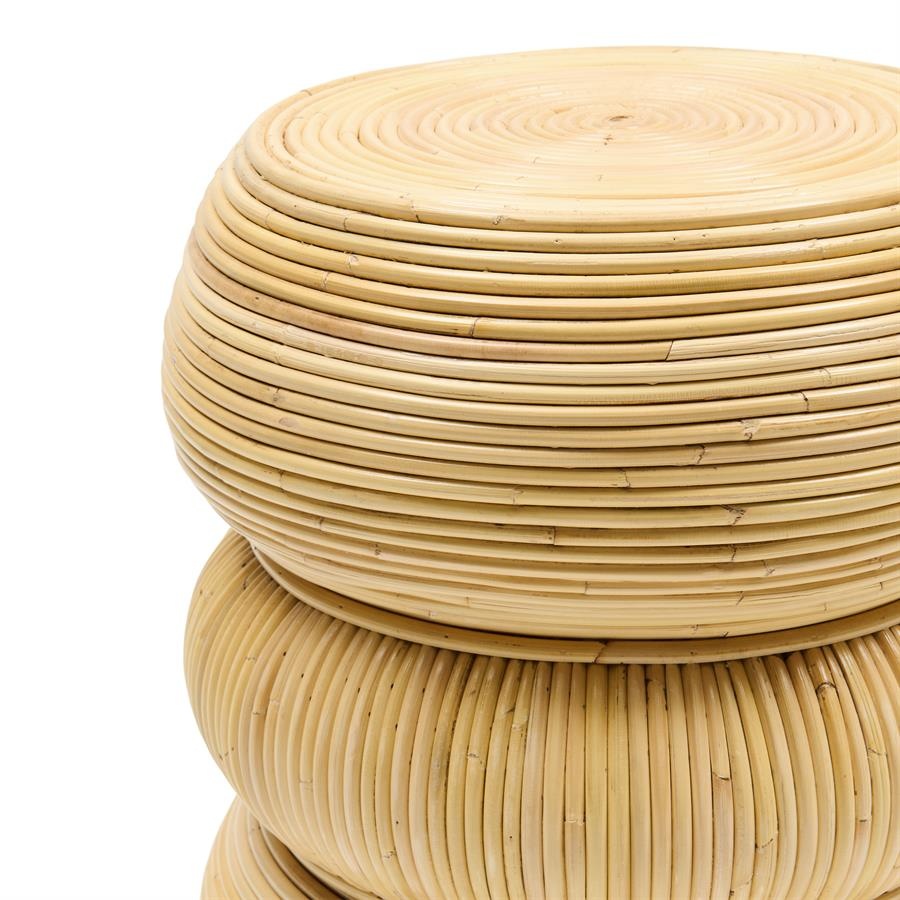 Rivièra Maison Tarida Bijzettafel | Rattan | H50 x D40 cm