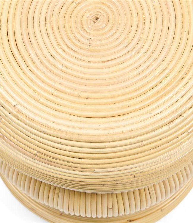 Rivièra Maison Tarida Bijzettafel | Rattan | H50 x D40 cm