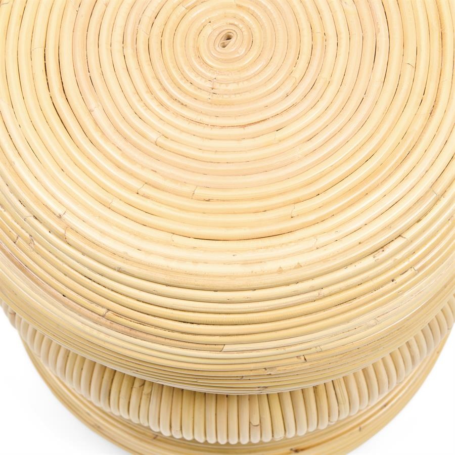 Rivièra Maison Tarida Bijzettafel | Rattan | H50 x D40 cm