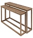 Rivièra Maison Harbour Island Wandtafel | Set Van 2 | Eikenhout