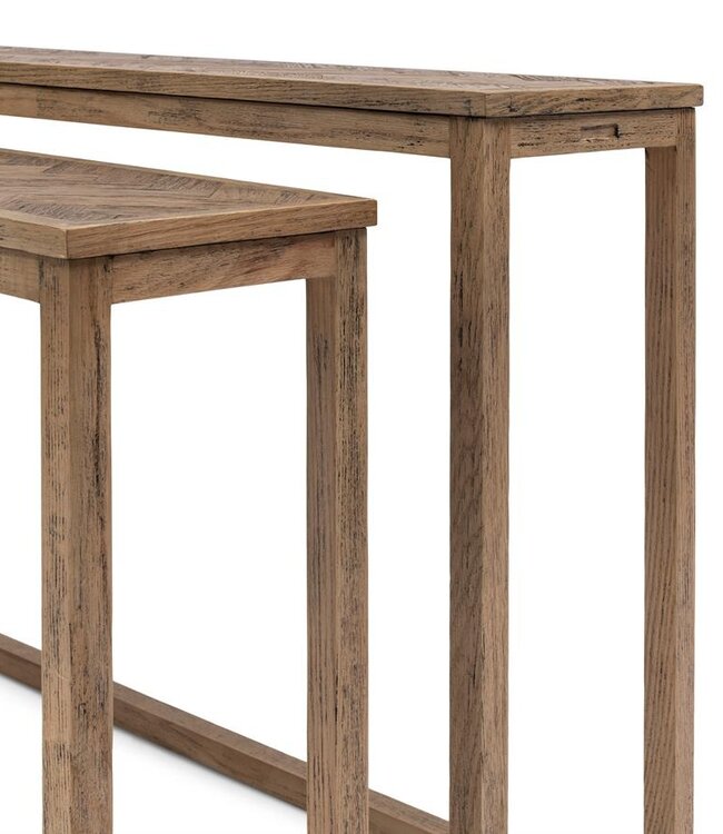 Rivièra Maison Harbour Island Wandtafel | Set Van 2 | Eikenhout