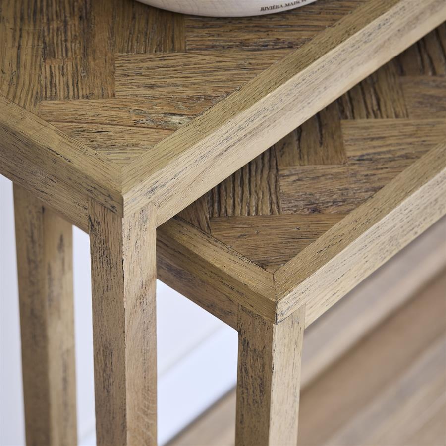 Rivièra Maison Harbour Island Wandtafel | Set Van 2 | Eikenhout
