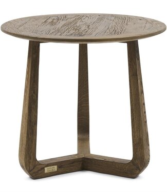 Rivièra Maison Miller Bijzettafel | Eikenhout | H55xD60 cm