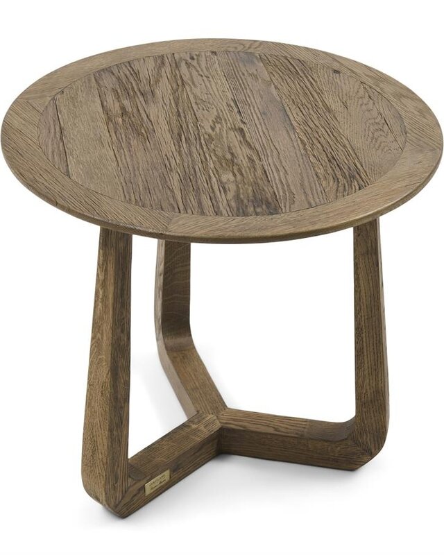 Rivièra Maison Miller Bijzettafel | Eikenhout | H55xD60 cm