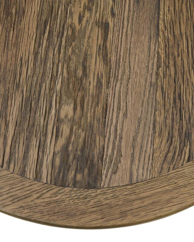 Rivièra Maison Miller Bijzettafel | Eikenhout | H55xD60 cm