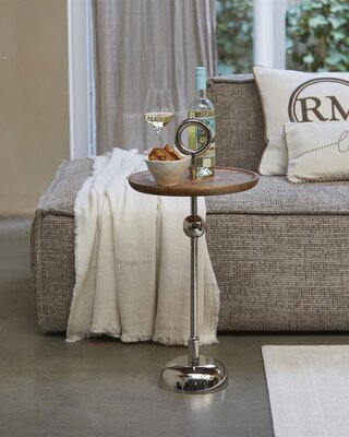 Rivièra Maison Colonna Bijzettafel | Mangohout | H76xD35 cm